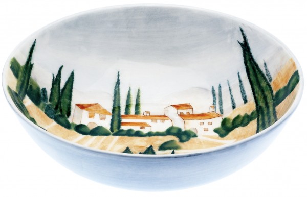 Magu Keramik Schale rund 24cm handbemalt "SIENA" - 125 113