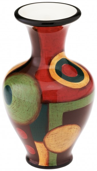 Magu Keramik Vase 15cm handbemalt