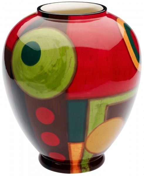 Magu Keramik Vase 25cm handbemalt “SAMBA“ - 190 882