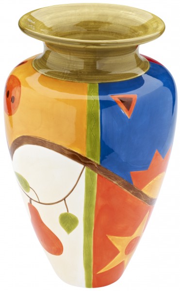 Magu Keramik Vase 28cm handbemalt