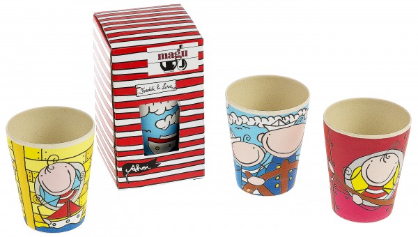 Magu Becher Set 3tlg.