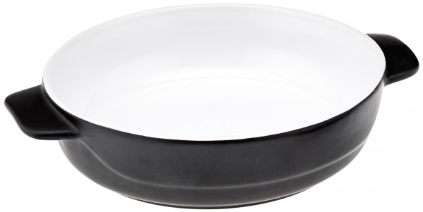 Magu Keramik Auflaufform rund 19x15cm „Schiefer“ - 103 512
