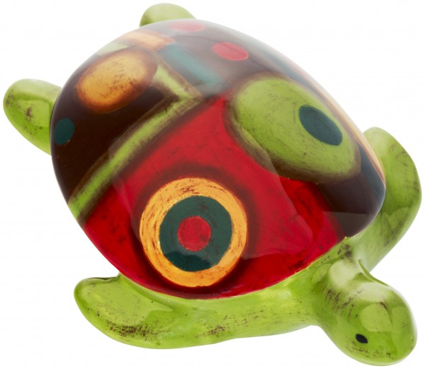 Magu Keramik Schildkröte 11cm handbemalt „SAMBA“ - 190 967
