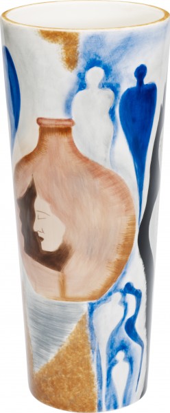 Magu Keramik Vase 25cm handbemalt
