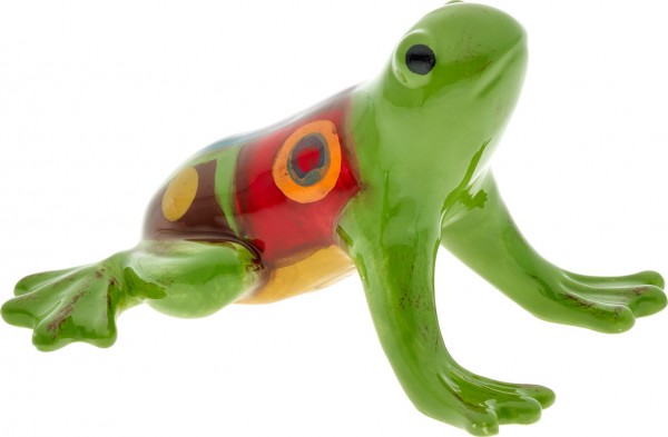 Magu Keramik Frosch 12cm handbemalt