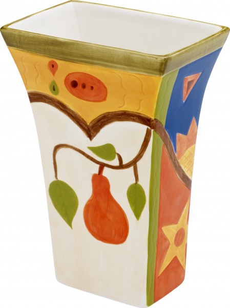 Magu Keramik Vase 20cm handbemalt"MIDNIGHT" - 192 866