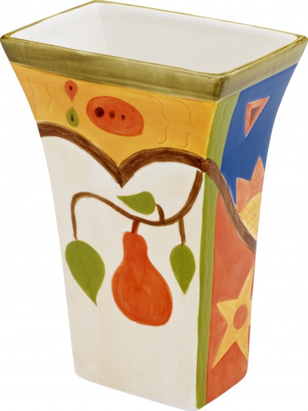 Magu Keramik Vase 20cm handbemalt
