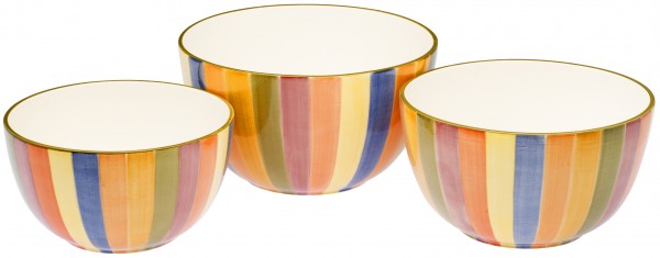 Magu Keramik Schale rund 28cm handbem.