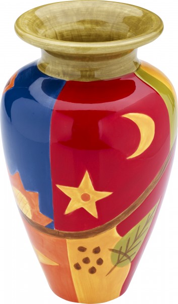 Magu Keramik Vase 15cm handbemalt