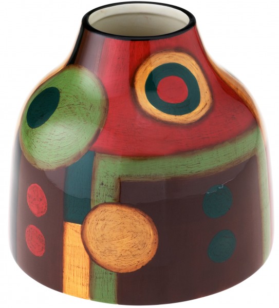 Magu Keramik Vase 18cm handbemalt