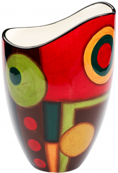 Magu Keramik Vase 25cm handbemalt “SAMBA“ - 190 836