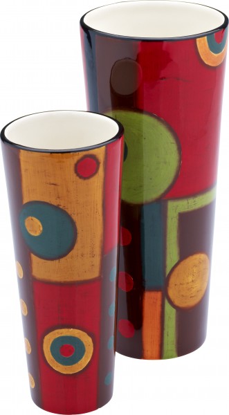 Magu Keramik Vase 25cm handbemalt