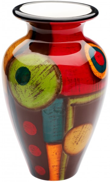 Magu Keramik Vase 25cm handbemalt “SAMBA“ - 190 853