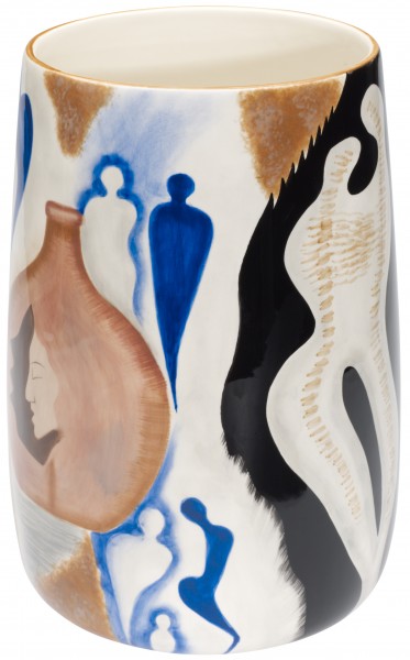 Magu Keramik Vase 24cm handbemalt